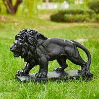 Glitzhome® 24.5" Walking Lion Garden Statue