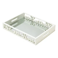 16" Welcome Home Mirror Tray