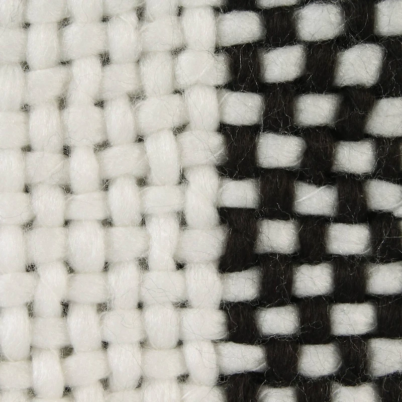 DII® Black & White Check Acrylic Woven Throw