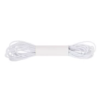 Loops & Threads™ Round Cord Elastic, White