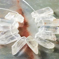 Crystal Stone Quartzite Beads, 30mm by Bead Landing™