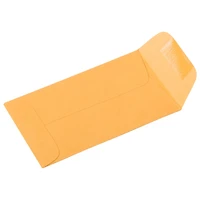 JAM Paper 2.5" x 4.25" Brown Kraft Manila Coin Envelopes, 100ct.
