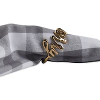 DII® Merry Napkin Rings, 6ct.