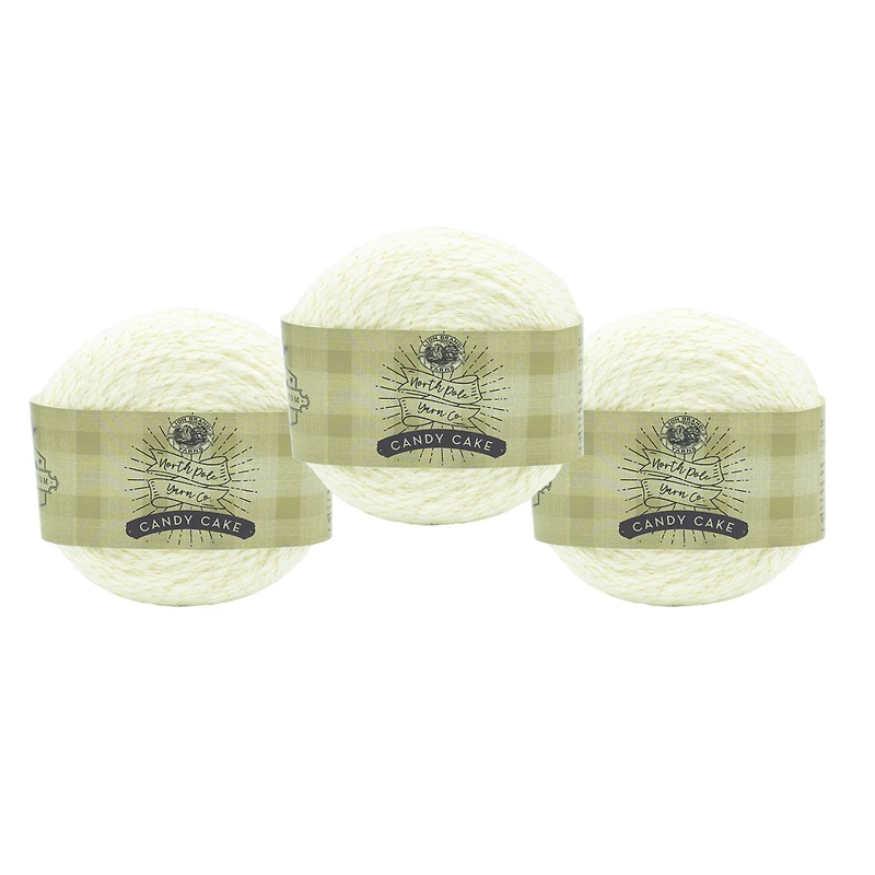 3 Pack Lion Brand® North Pole Yarn Co. Candy Cake Yarn