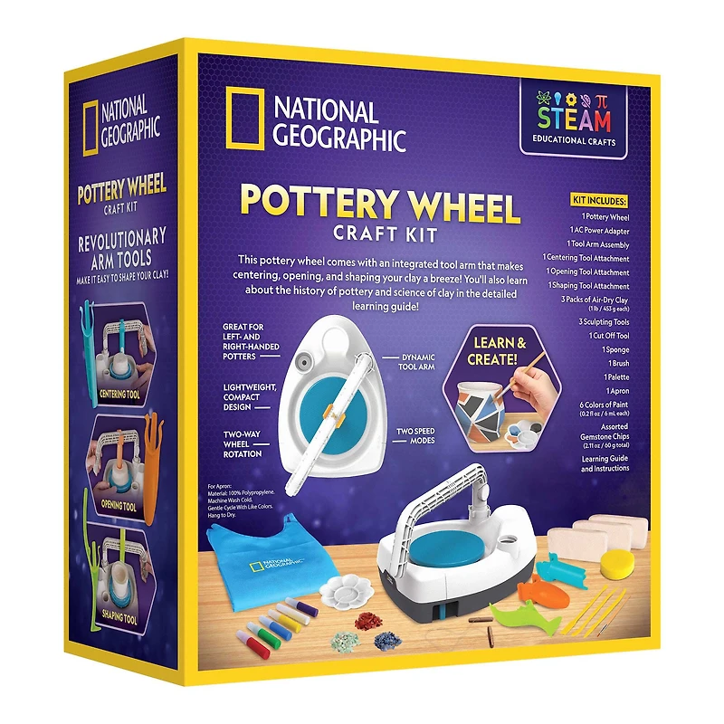 National Geographic™ Pottery Wheel Craft Kit