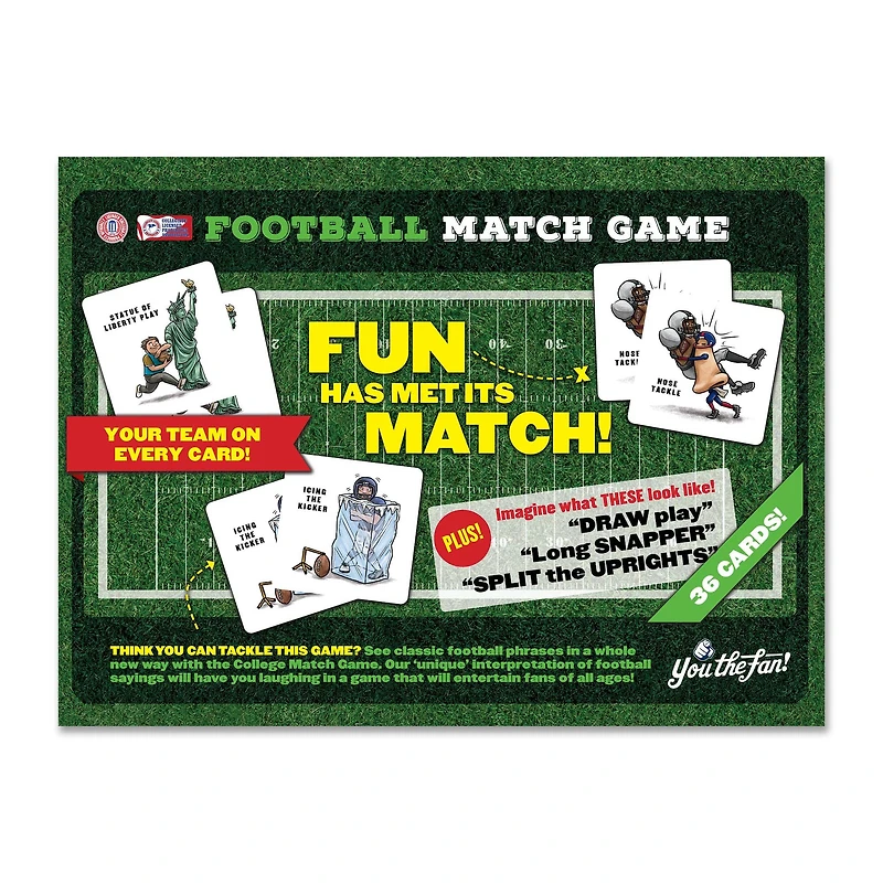 College Team Licensed Memory Match Game