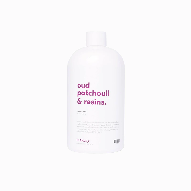 makesy Oud Patchouli + Resins Fragrance Oil