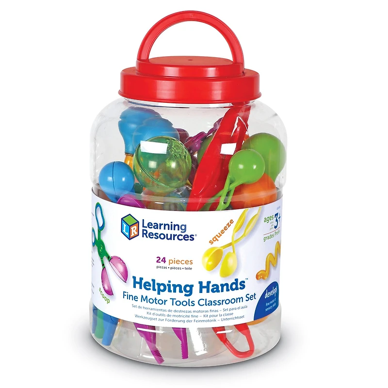Learning Resources Helping Hands Fine Motor Tools Classroom Set