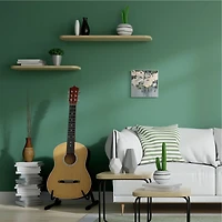 Stupell Industries Dripping Flowers Grey Textured Painting Wall Plaque