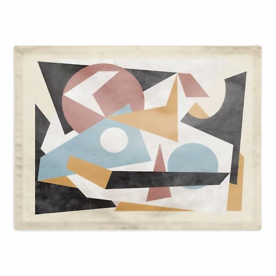 Shapes Stacked Colors 18" x 14" Cotton Twill Placemat