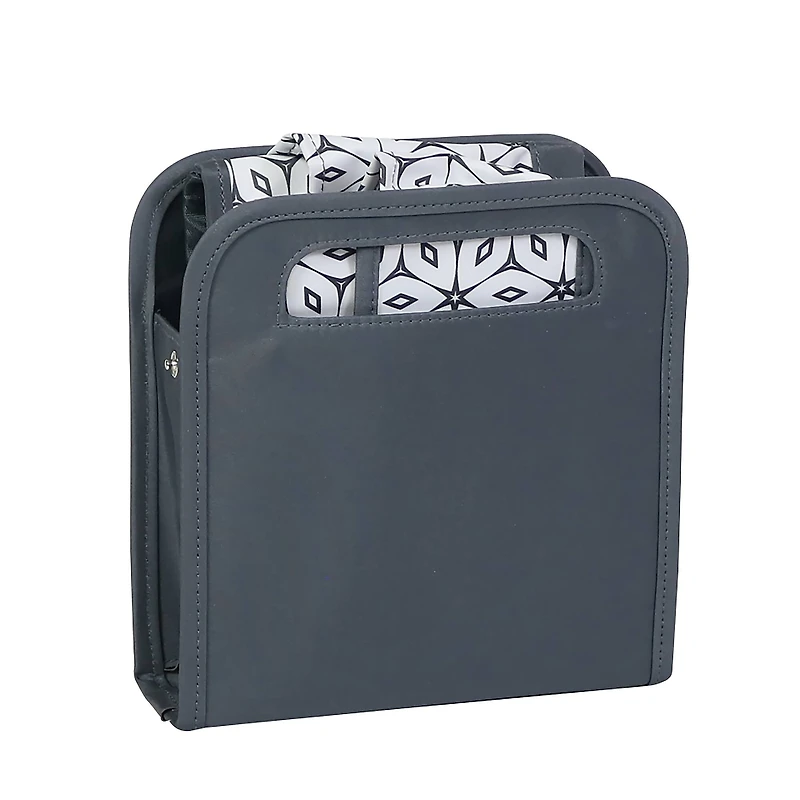 Everything Mary Geometric Gray & White Craft Caddy