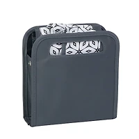 Everything Mary Geometric Gray & White Craft Caddy