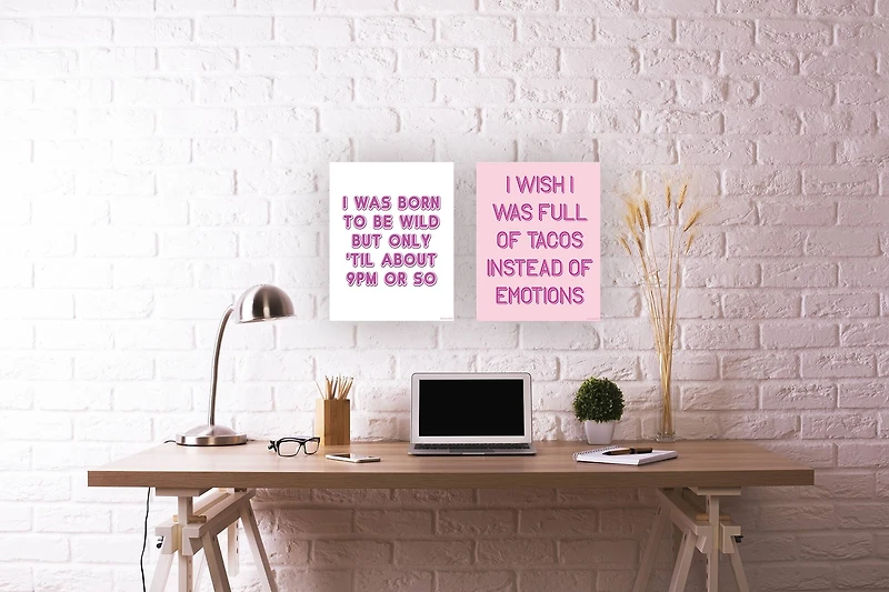 Stupell Industries Full Of Tacos Instead Of Emotions Wood Wall Plaque