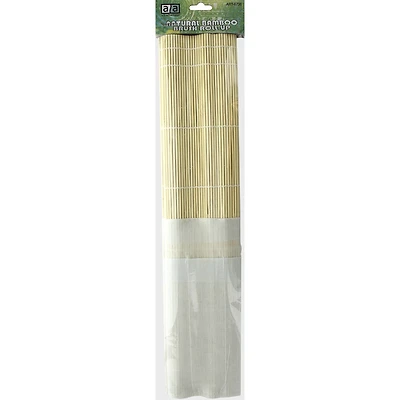Art Advantage Bamboo Long Handle Brush Rollup