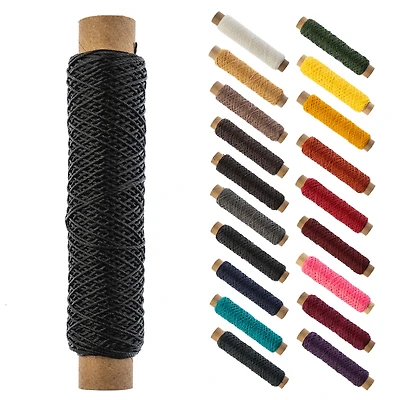 Gudebrod 0.018" 3 Ply Waxed Thread Bobbin