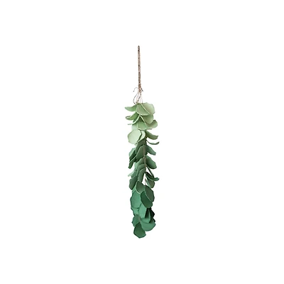 Hello Honey® 4.5ft. Green Hand-Painted Paper Mache Eucalyptus Bunch Wall Hanging