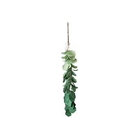 Hello Honey® 4.5ft. Green Hand-Painted Paper Mache Eucalyptus Bunch Wall Hanging