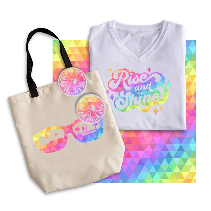 Cricut® Infusible Ink™ Transfer Sheet Patterns, Rainbow Triangles