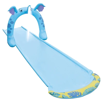 Pool Central® 16ft. Inflatable Elephant Arch Sprayer Slide Outdoor Kids Water Toy