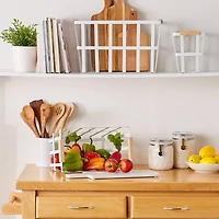 DII® White Metal Urban Modern Basket Set