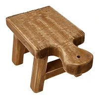 Hello Honey® 9.5" Small Wood Pedestal with Handle