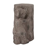 Brown MGO Modern Farmhouse Garden Sculpture, 16" x 16" x 10"