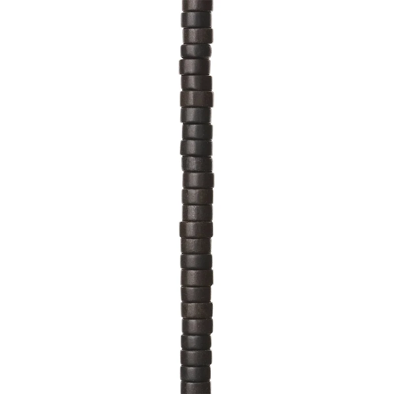 Black Jasper Heishi Beads by Bead Landing™, 6mm