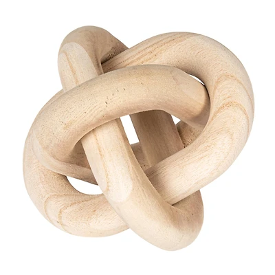 Hello Honey® 5.75" Rustic Pine Wood Chain Link Décor