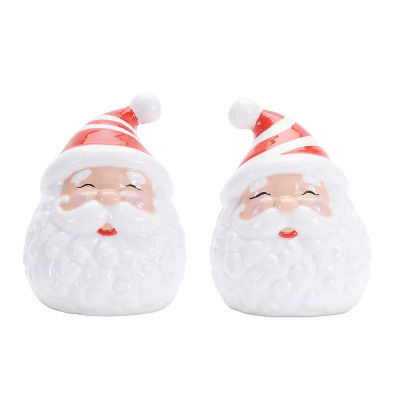 Traditional Santa Salt and Pepper Shaker, Set of 2