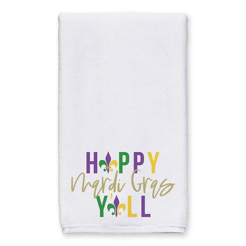 Mardi Gras Stripes Tea Towel Set