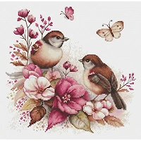 Luca-S The Birds - Spring Counted Cross Stitch Kit