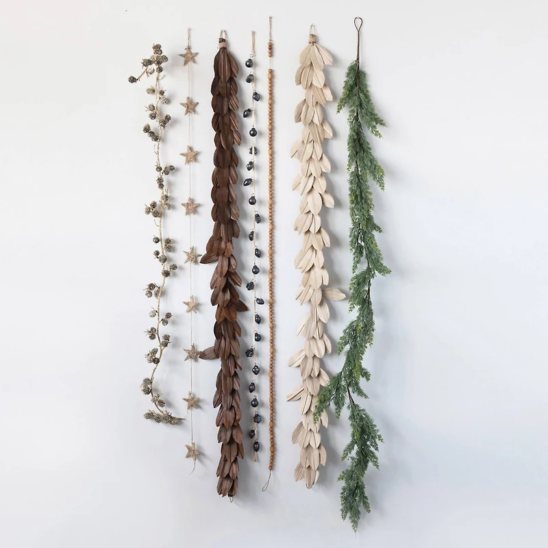 Hello Honey® 6ft. Brown Dried Buri Palm Leaf Garland