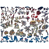 Joe Journeyman NFL Buffalo Bills 333 Piece Wooden Puzzle