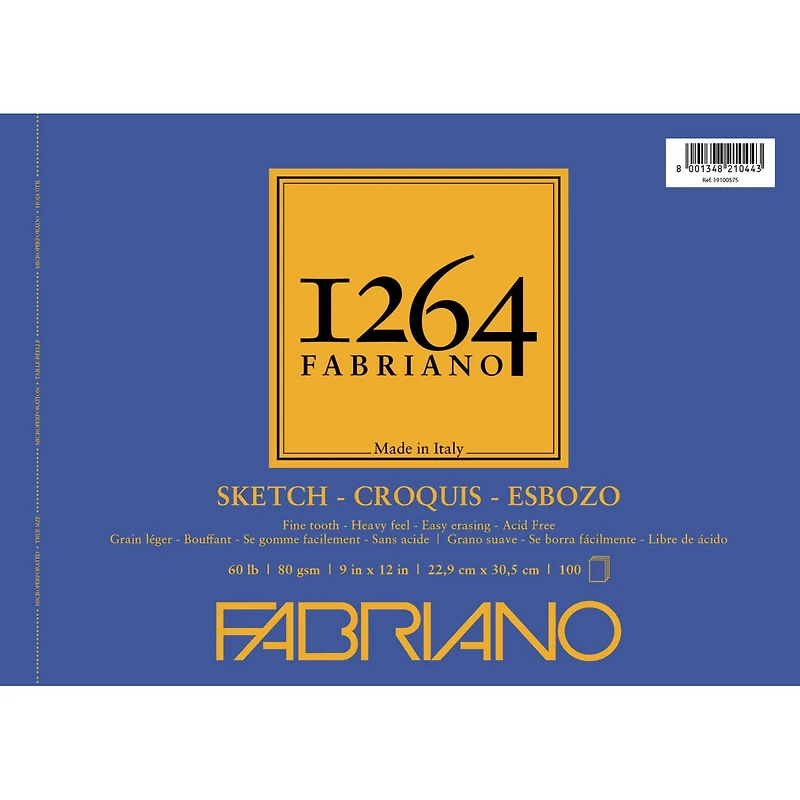 Fabriano® 1264 Spiral Sketch Pad
