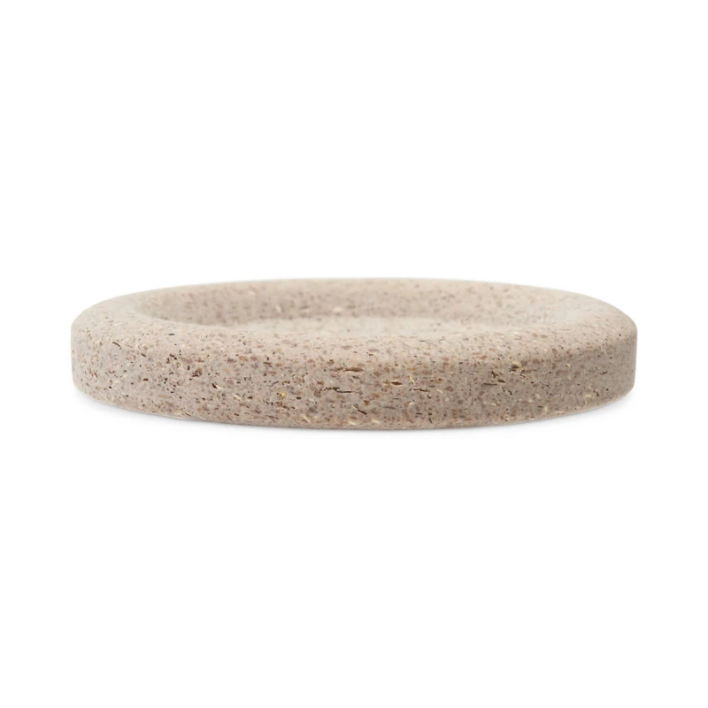 Dritz® 34mm Beige-Camel Recycled Macadamia Round Button, 3 ct.