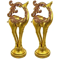 Design Toscano 2ft. Santa's Romping Reindeer Christmas Statues, 2ct.