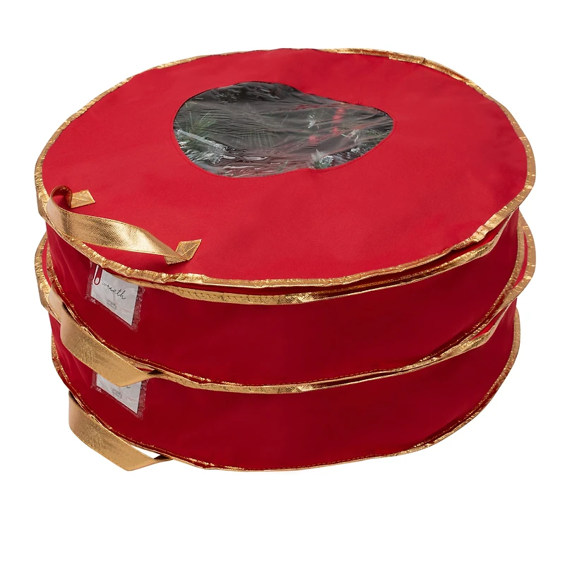 Simplify 24" Holiday Wreath Bag, 2ct.