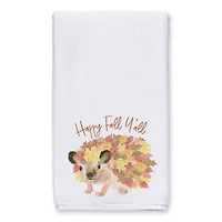 Happy Fall Y'all Hedgehog Tea Towel Set