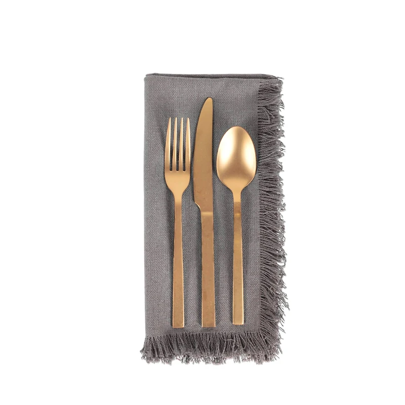 DII® Solid Heavyweight Fringed Napkins