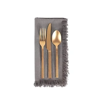 DII® Solid Heavyweight Fringed Napkins