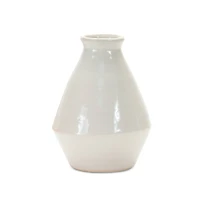 White Terracotta Vase Set