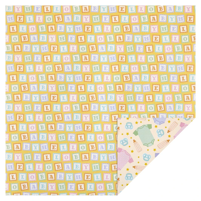 Baby Double-Sided Cardstock Paper by Recollections™, 12" x 12"