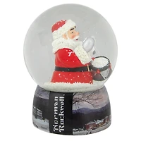 6.5" Norman Rockwell A Drum for Tommy Christmas Snow Globe