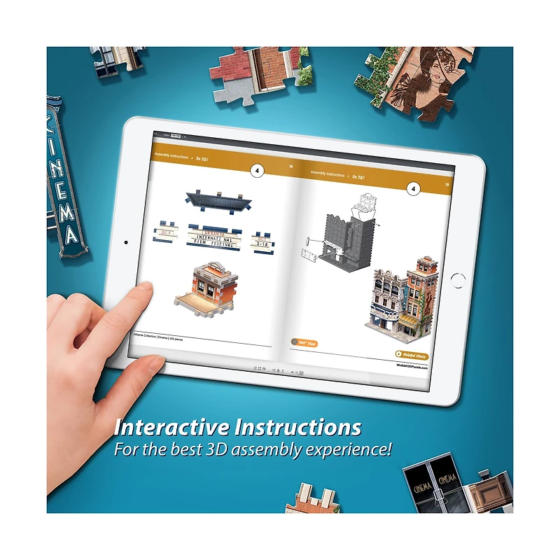 Urbania Collection - Cinema 3D Puzzle: 300 Pcs