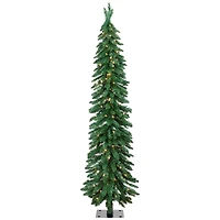 6ft. Pre-Lit Alpine Artificial Christmas Tree, Clear Lights