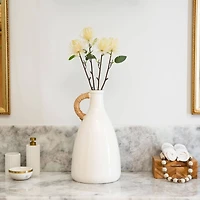 24in. Artificial Pincushion Protea Flower Stem - Set of 4