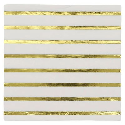 Gold Stripes Lunch Napkins, 20ct. by Celebrate It™