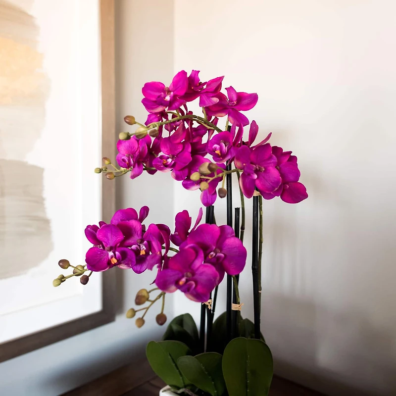 21" Artificial Purple Orchid