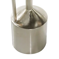 Silver Metal Glam Vase Set
