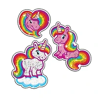 Trend Enterprises® Sparkly Unicorns Sparkle STICKERS®, 6 Packs of 24